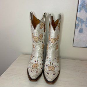 Lucchese 1883 Cowboy Boots Floral Print